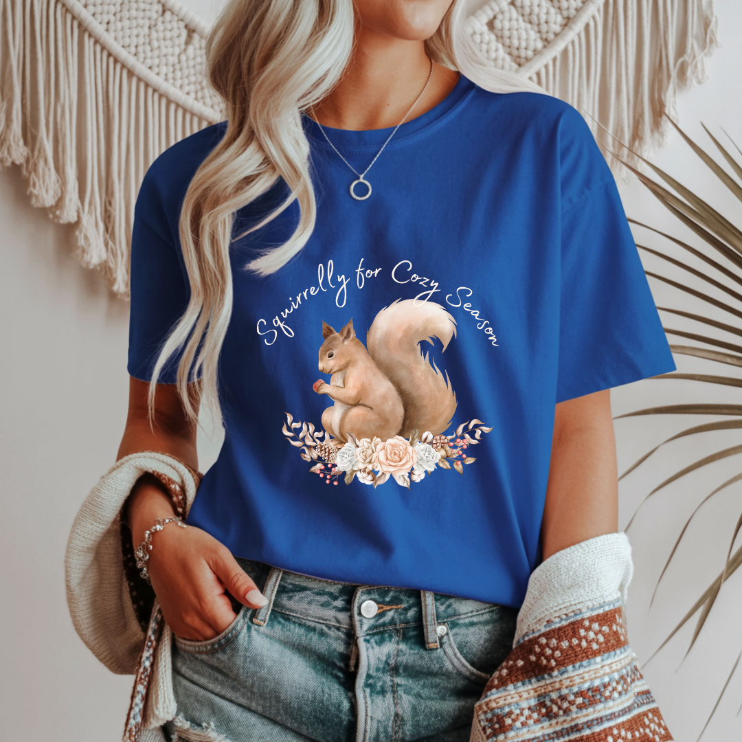 Squirrelly for Cozy Season Unisex T-Shirt