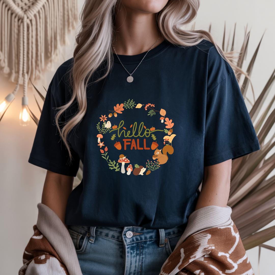 Hello Fall Unisex T-Shirt