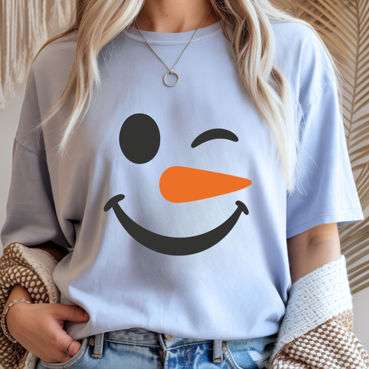 Happy Snowman - Winter Unisex T-Shirt
