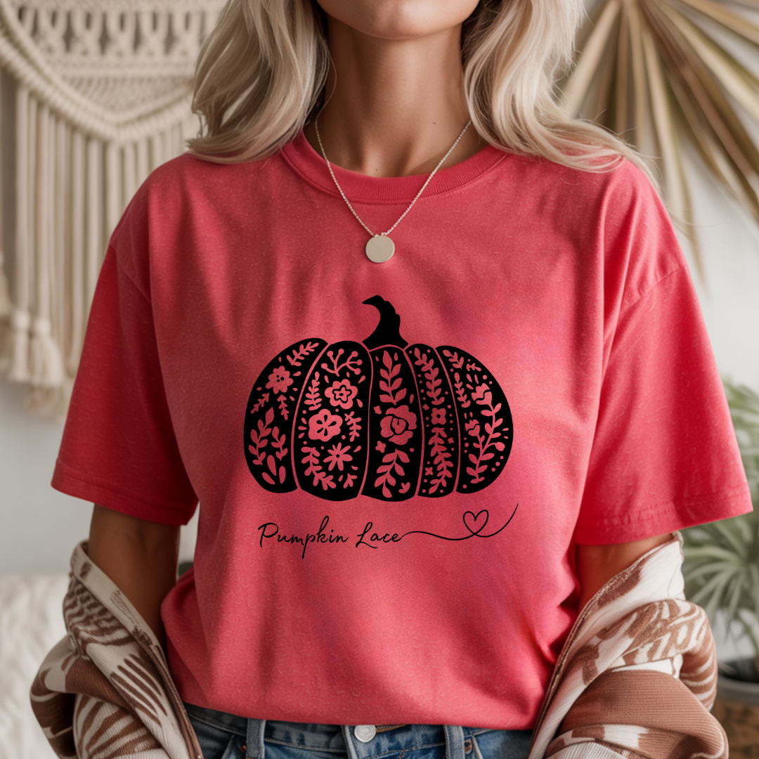 Pumpkin Lace Unisex Softstyle T-Shirt