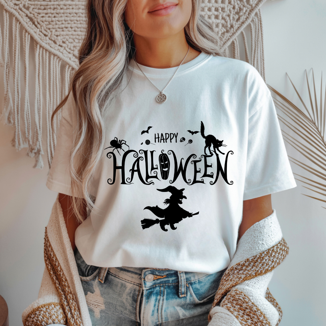 Happy Halloween Witch Unisex T-Shirt