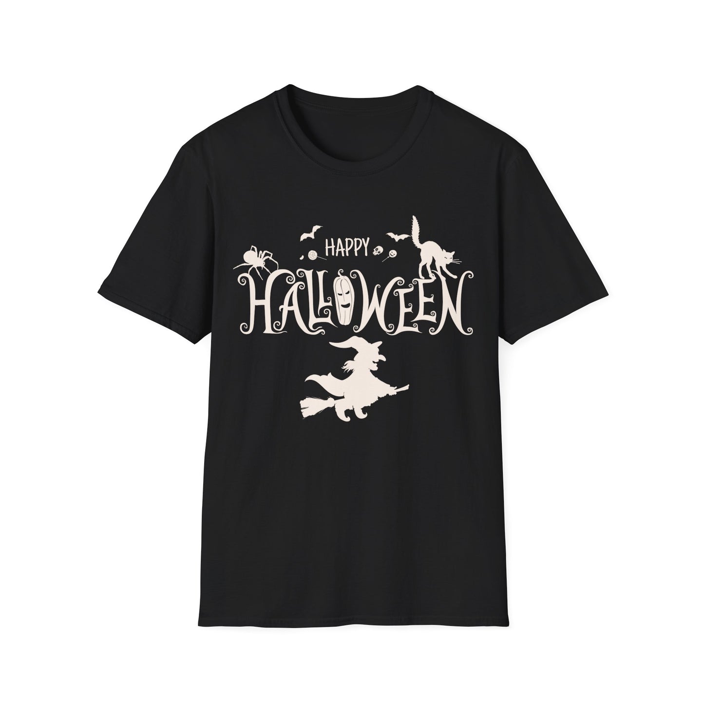 Happy Halloween Witch Unisex T-Shirt