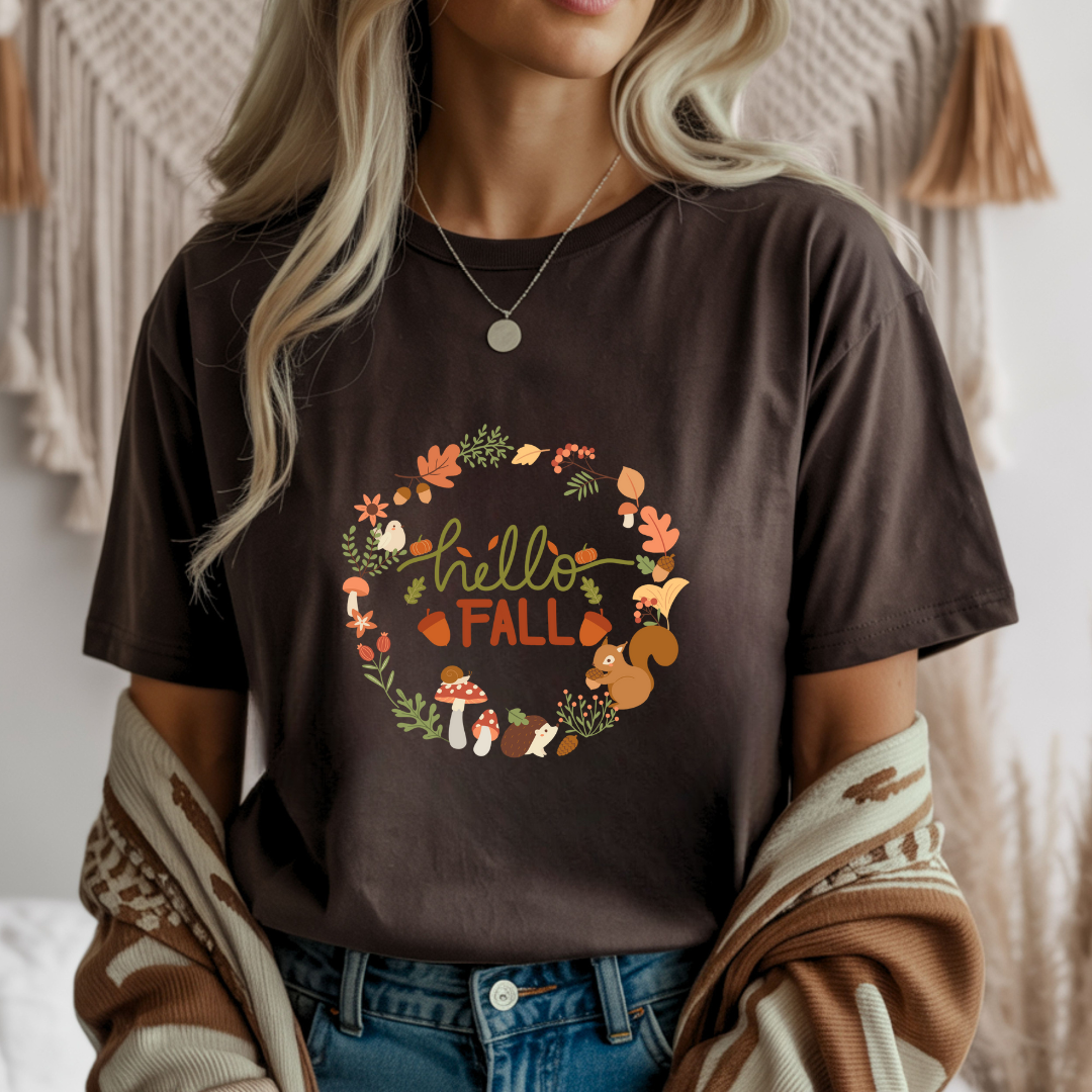 Hello Fall Unisex T-Shirt