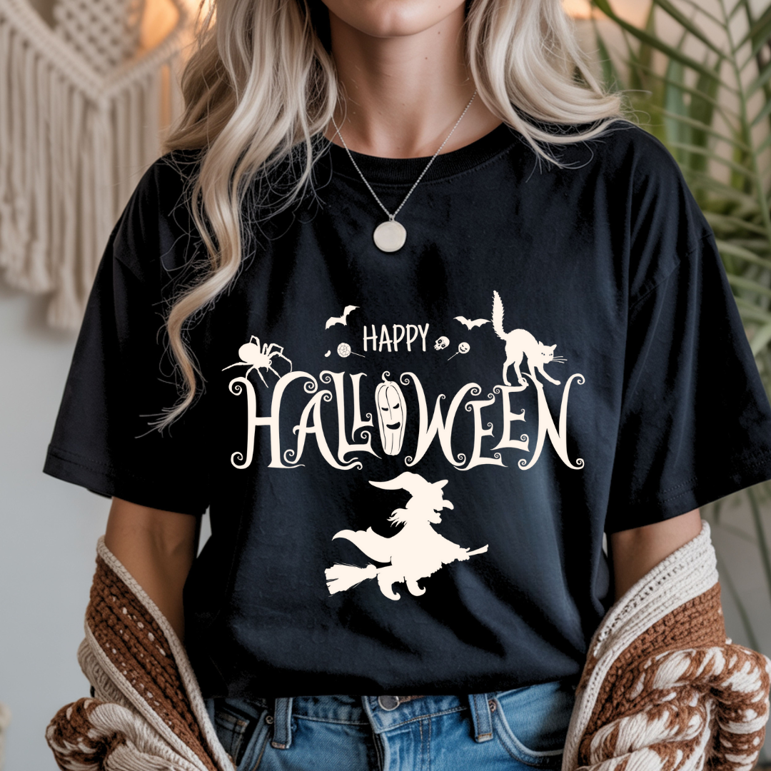 Happy Halloween Witch Unisex T-Shirt