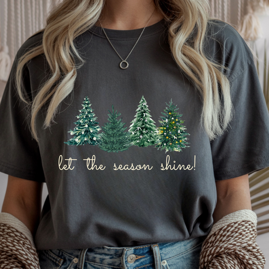 Let the Season Shine! - Christmas Unisex T-Shirt