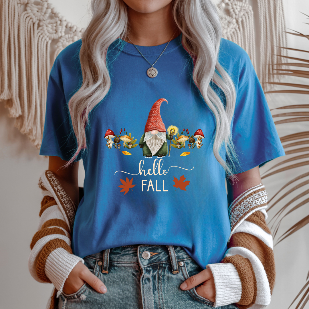 Hello Fall - Gnome Unisex T-Shirt