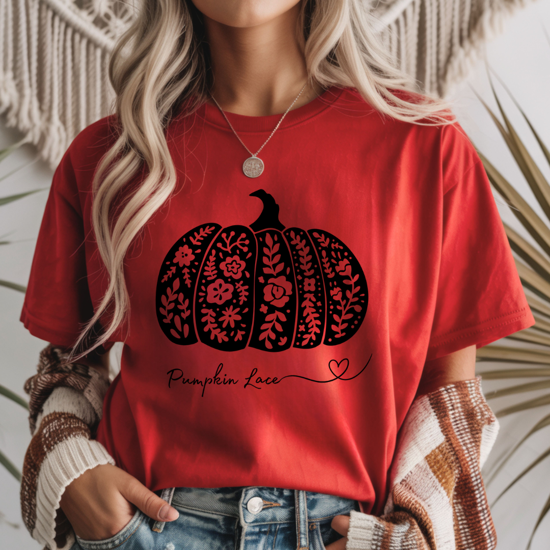 Pumpkin Lace Unisex Softstyle T-Shirt