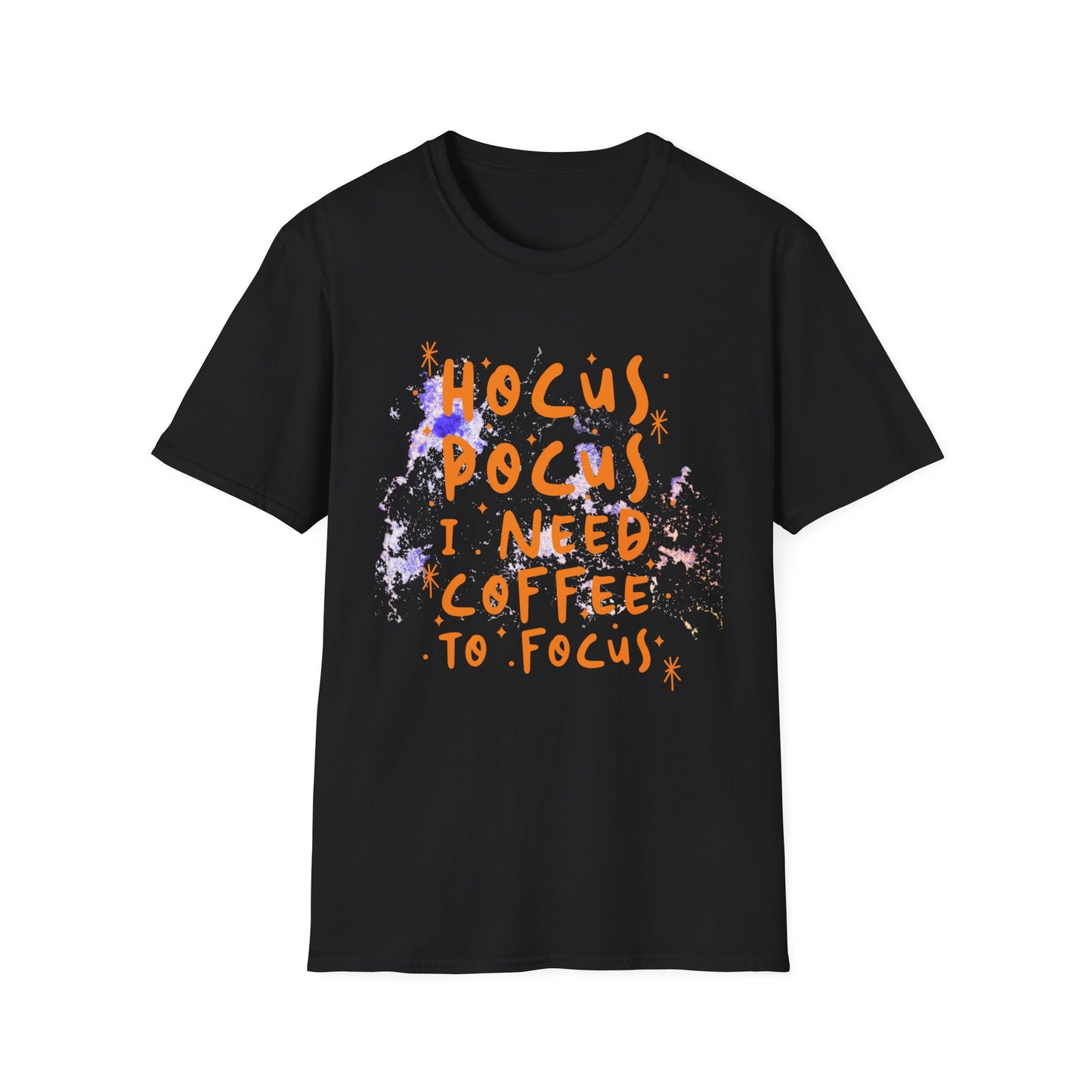 Hocus Pocus I Need Coffee to Focus - Halloween Unisex T-Shirt