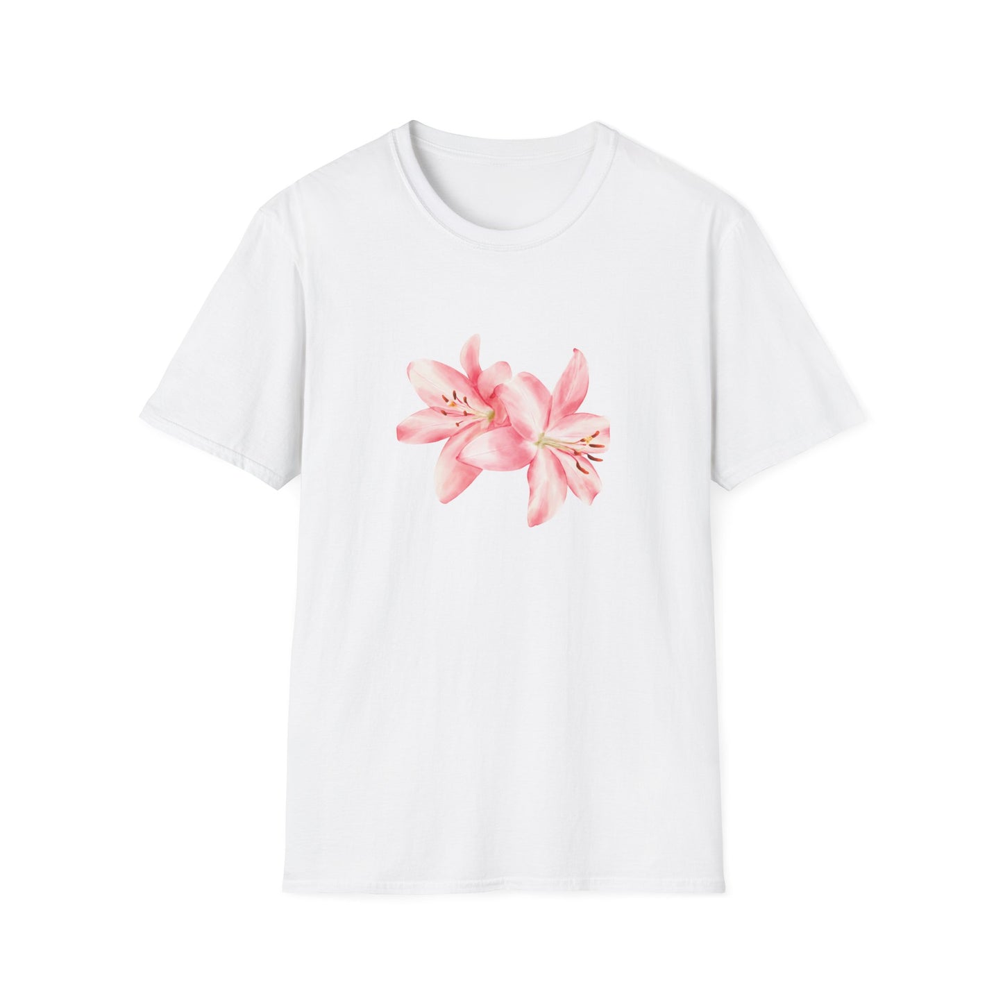 Pink Lily Bloom - Spring Unisex T-Shirt