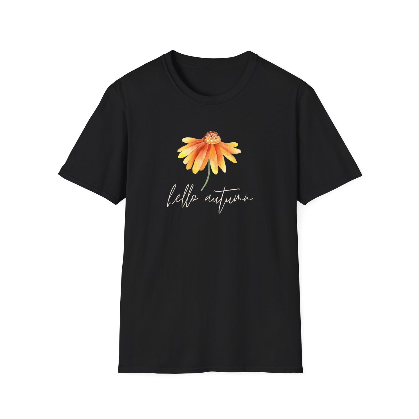 Hello Autumn - Flower Unisex T-Shirt