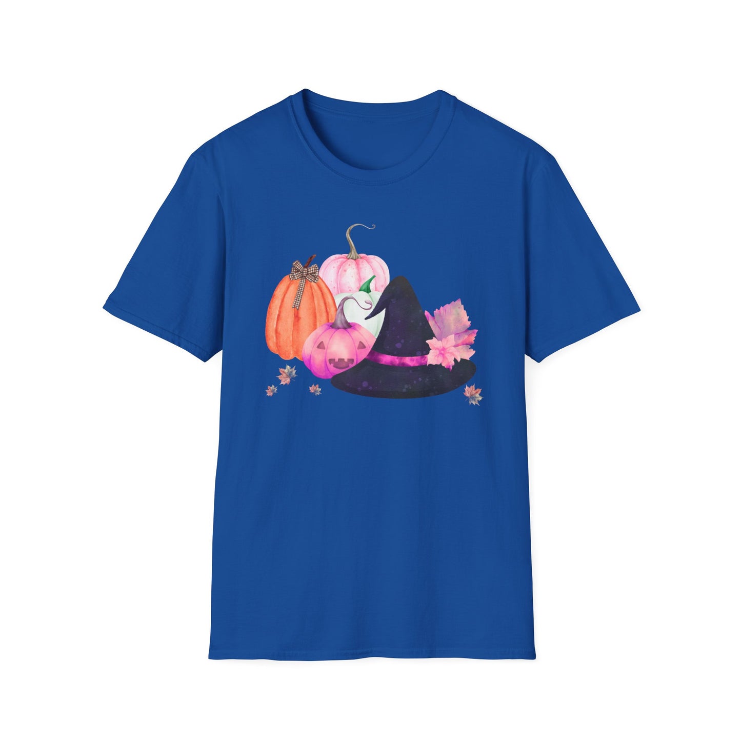 Witch Hat and Pumpkins - Halloween Unisex T-Shirt