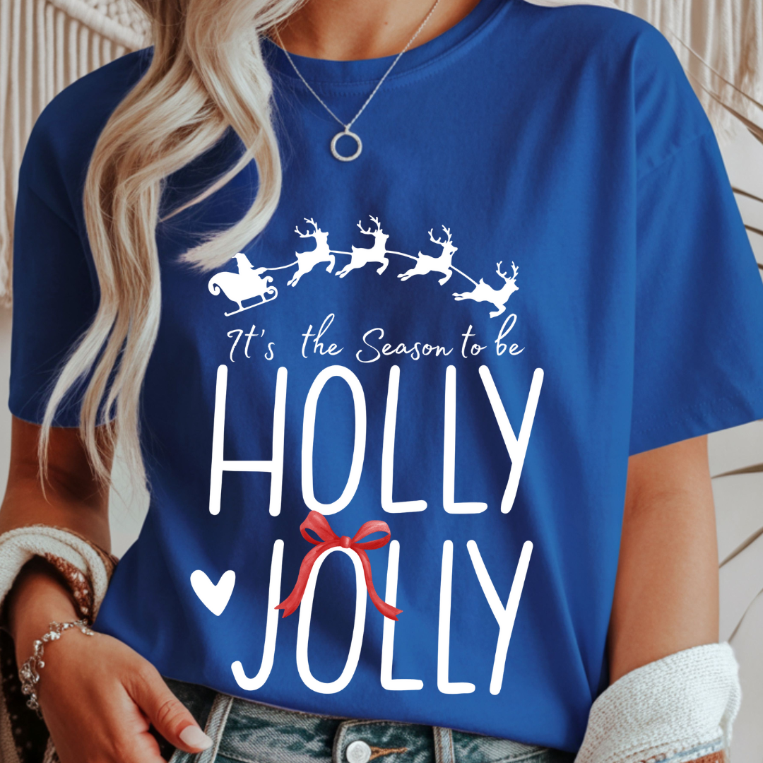 It's the Season to Be Holly Jolly - Winter Unisex T-Shirt