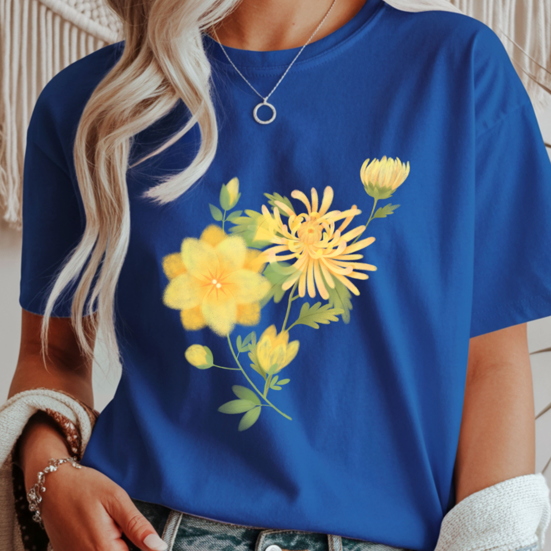 Yellow Wildflower - Spring Unisex T-Shirt