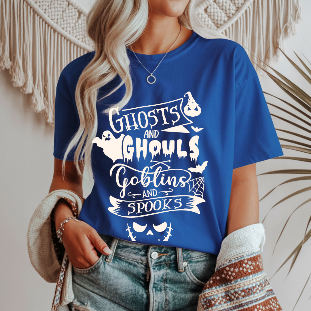 Ghosts, Ghouls - Halloween Unisex T-Shirt