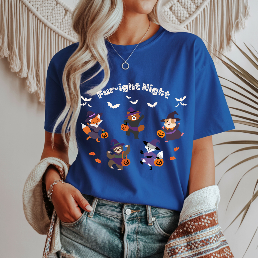 Fur-ight Night - Halloween Unisex T-Shirt
