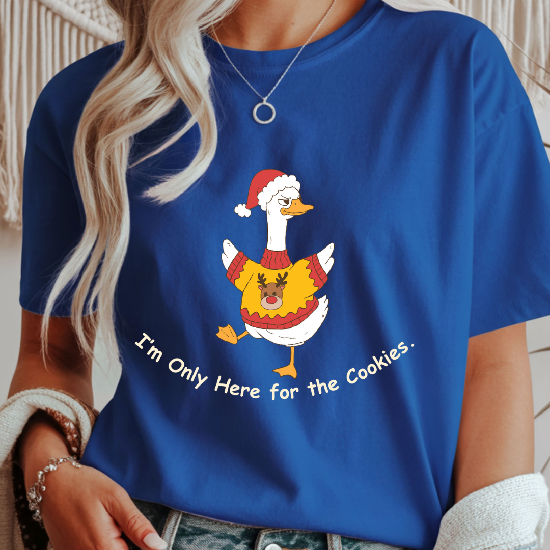 I’m Only Here for the Cookies - Christmas Unisex T-Shirt