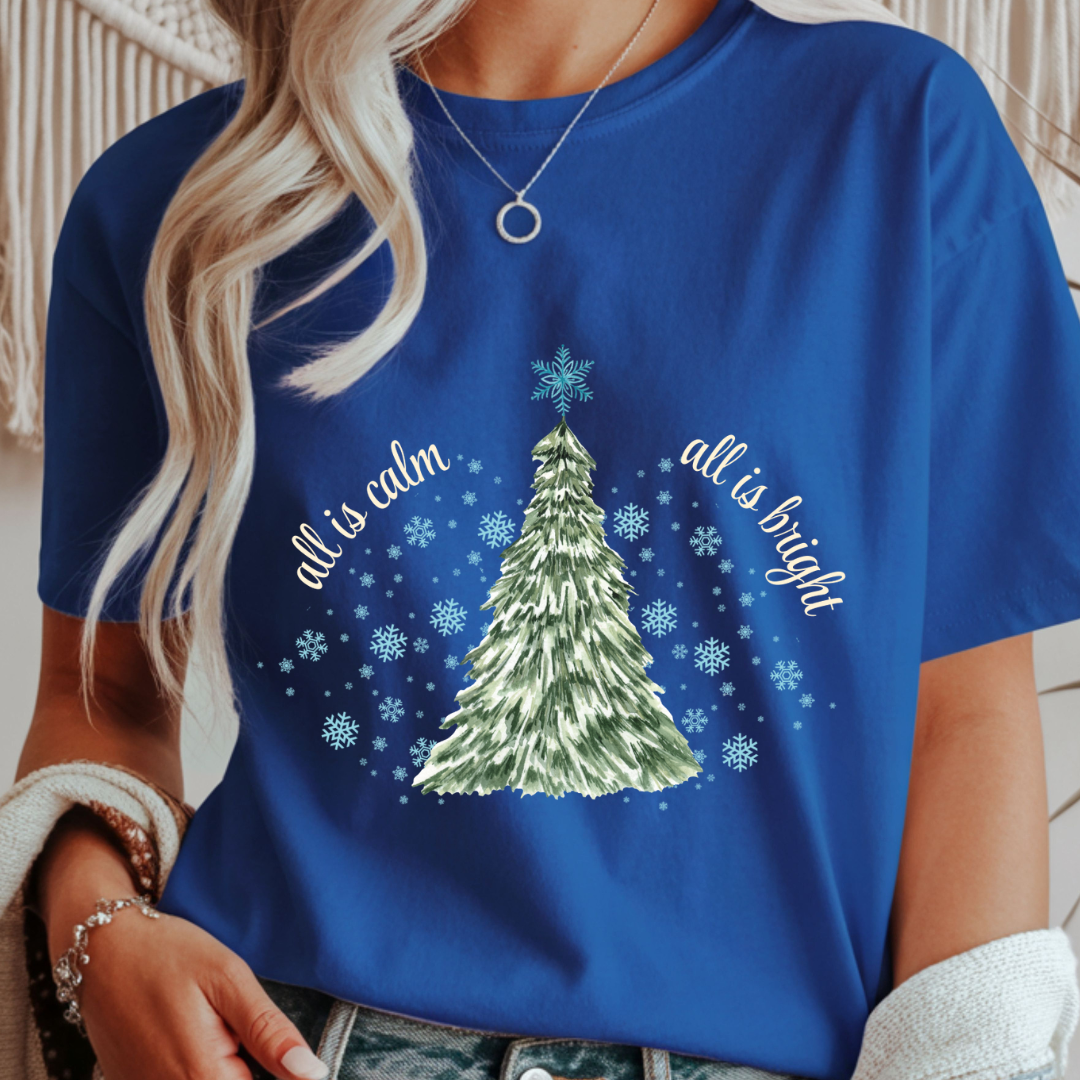 All is calm - All is bright - Winter Unisex T-Shirt