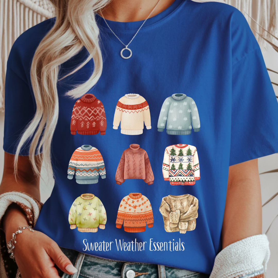 Sweater Weather Essentials - Winter Unisex T-Shirt