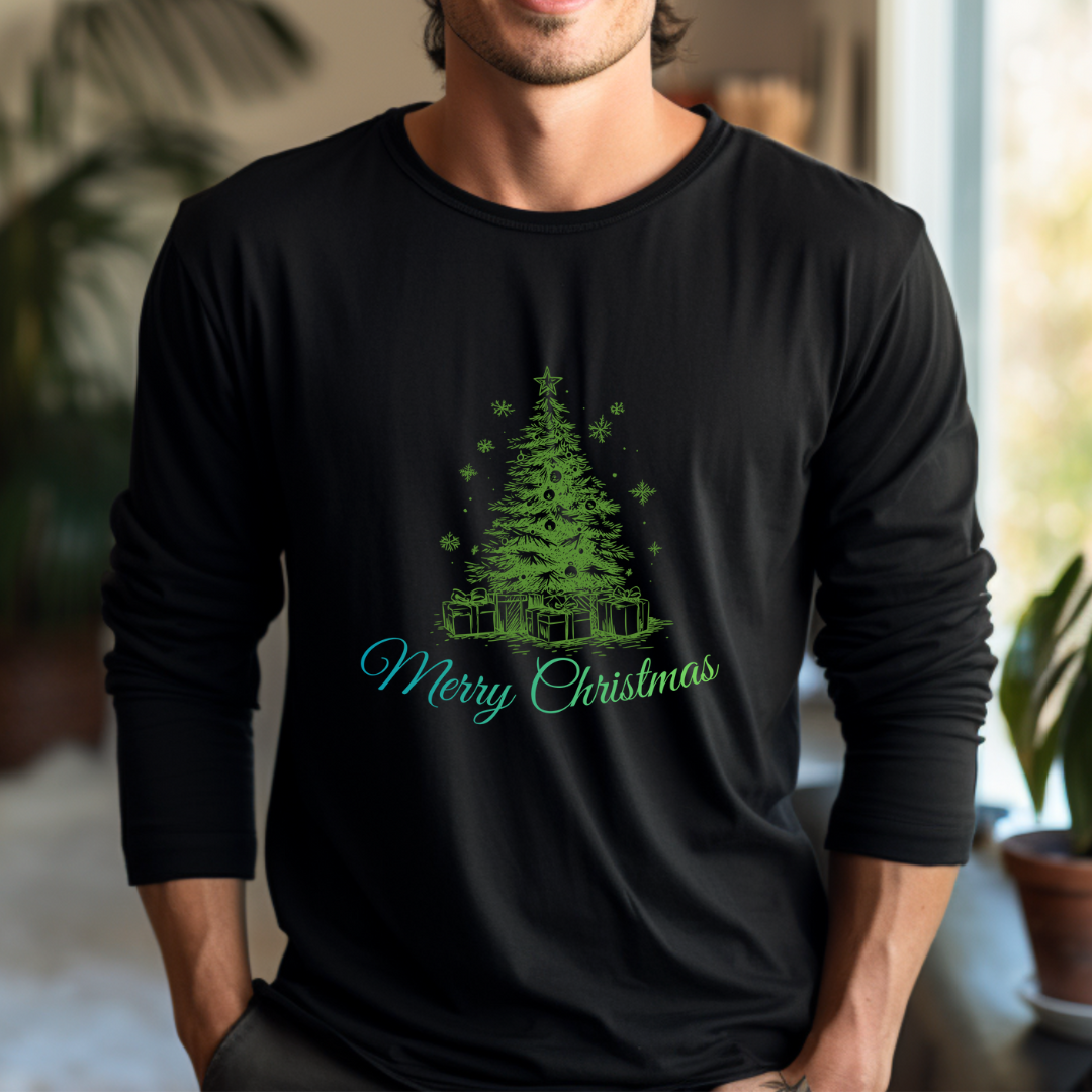 Merry Christmas - Winter Unisex Jersey Long Sleeve Tee