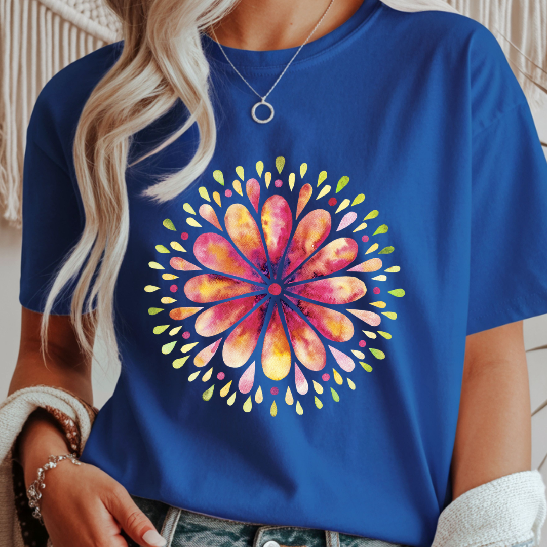 Floral Mandala - Spring Unisex T-Shirt