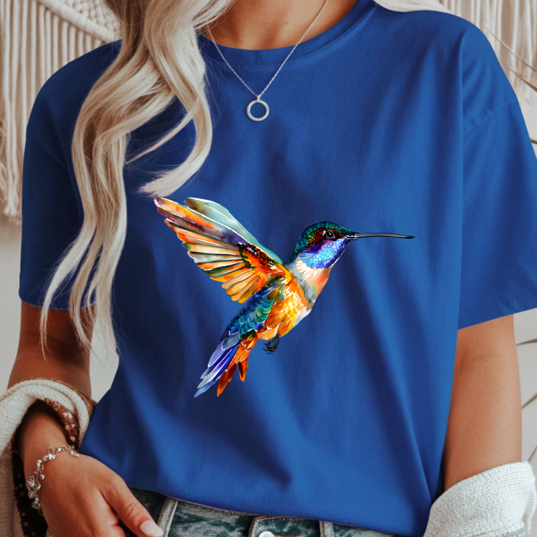 Vibrant Hummingbird - Spring Unisex T-Shirt