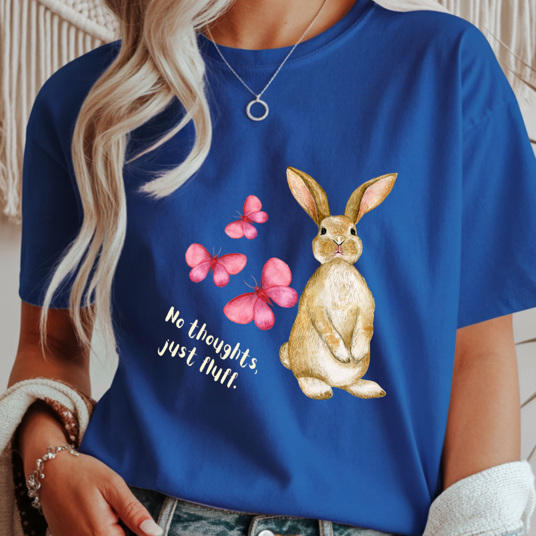 No Thoughts, Just Fluff - Spring Unisex T-Shirt