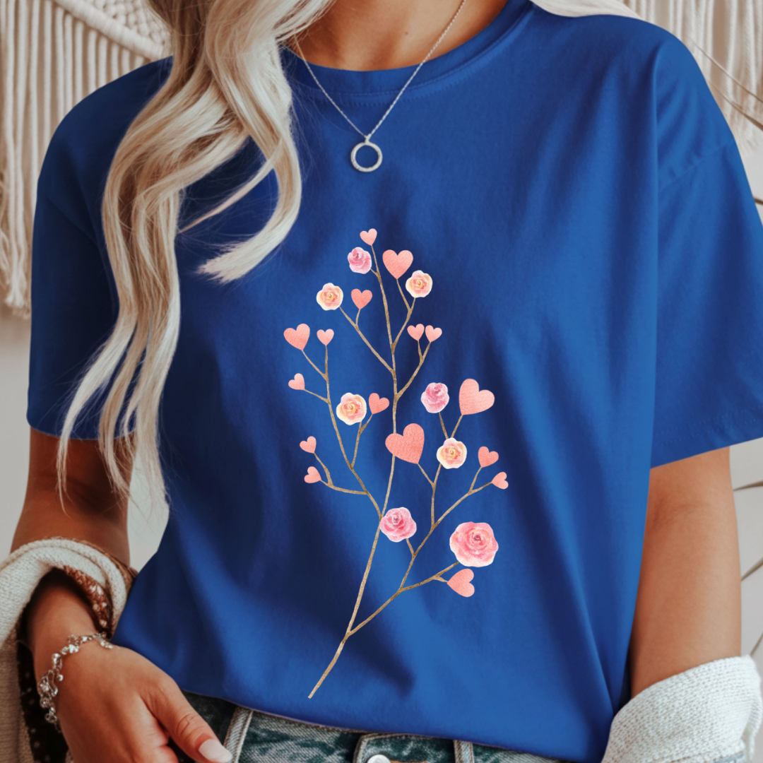 Love Branch - Valentines Day Unisex T-Shirt