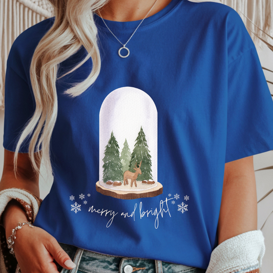 Merry & Bright - Christmas Unisex T-Shirt