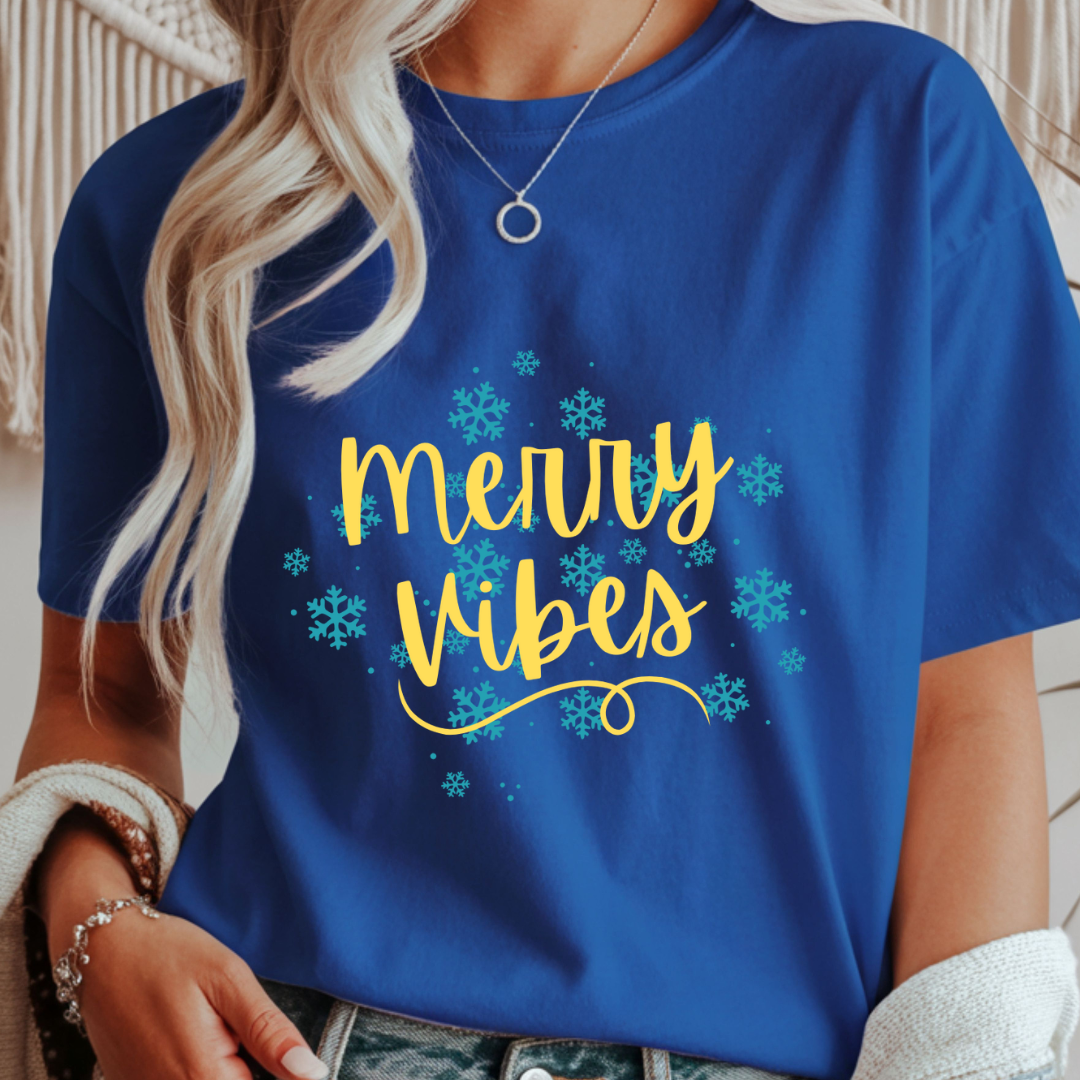 Merry Vibes - Christmas Unisex T-Shirt