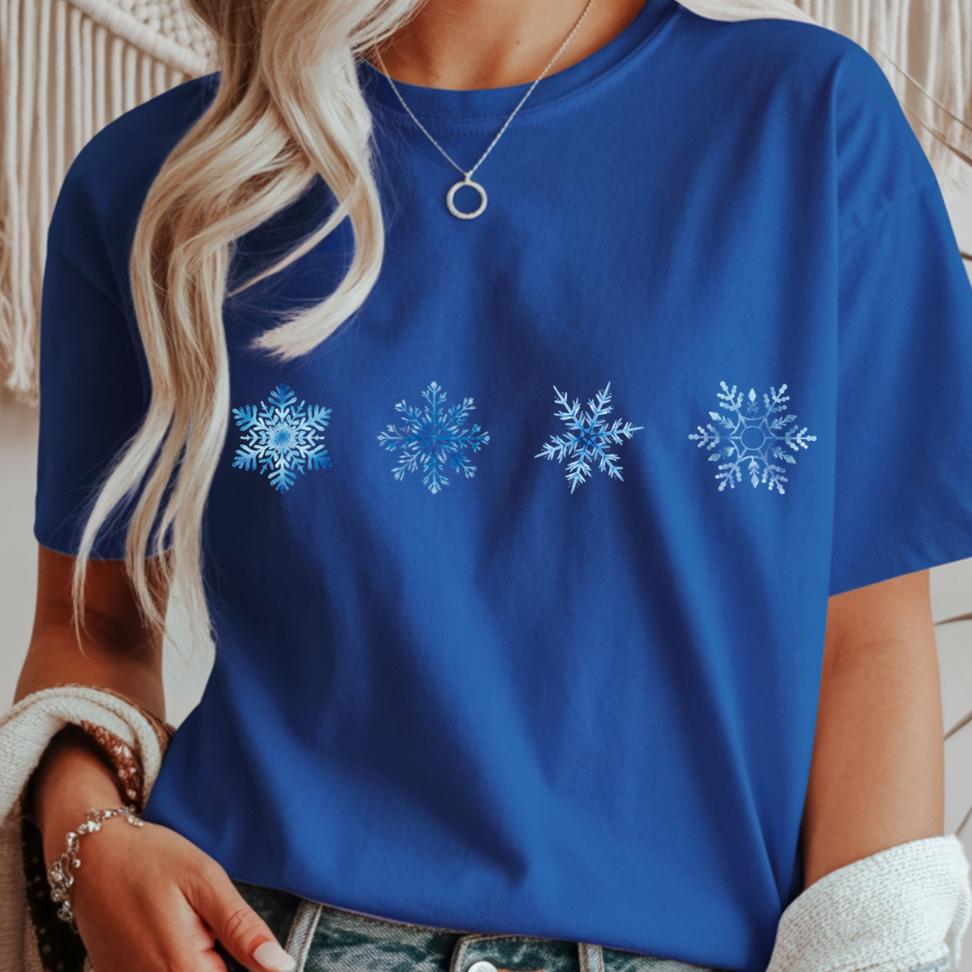 Snowflakes - Winter Unisex T-Shirt