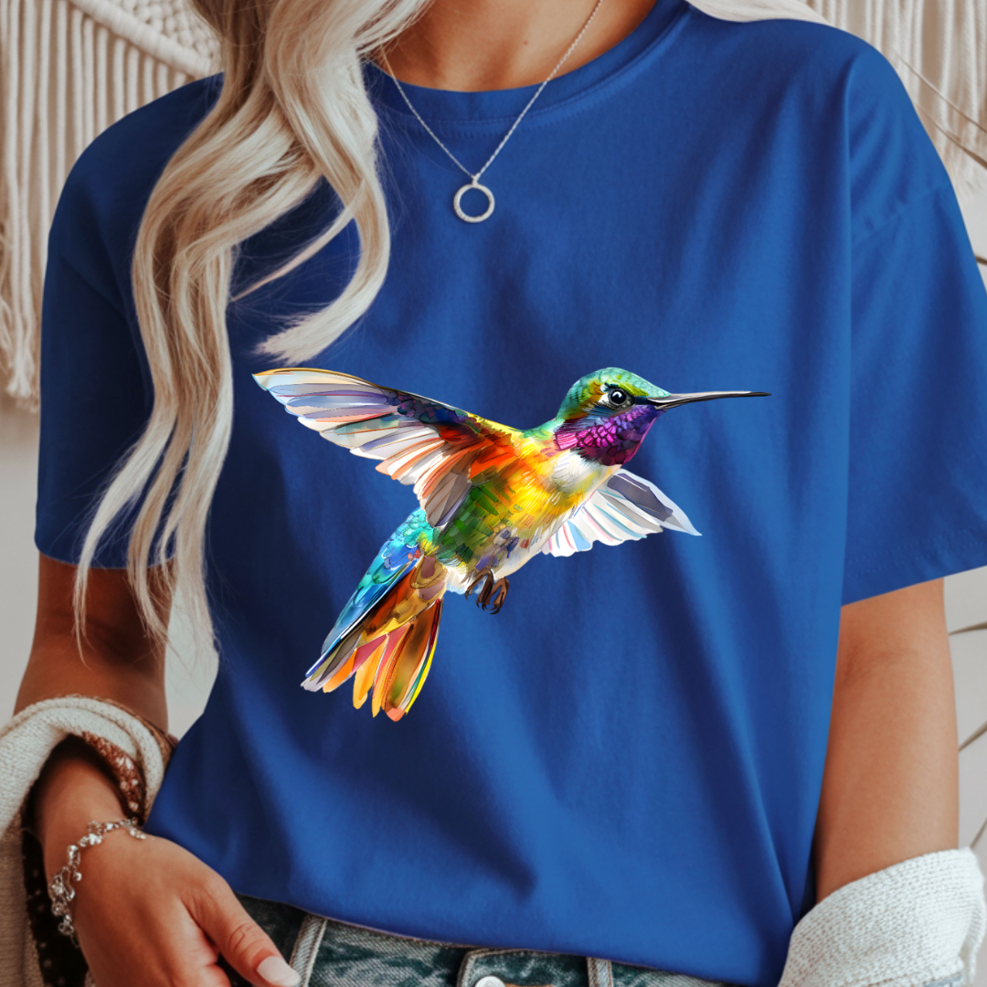 Neon Hummingbird - Spring Unisex T-Shirt