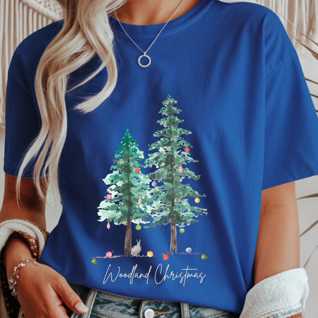 Woodland Christmas - Christmas Unisex T-Shirt