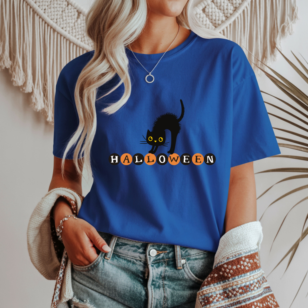 Halloween Cat Unisex T-Shirt
