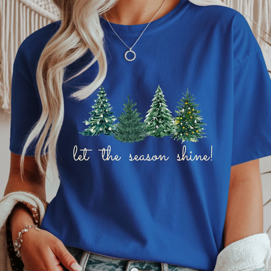 Let the Season Shine! - Christmas Unisex T-Shirt
