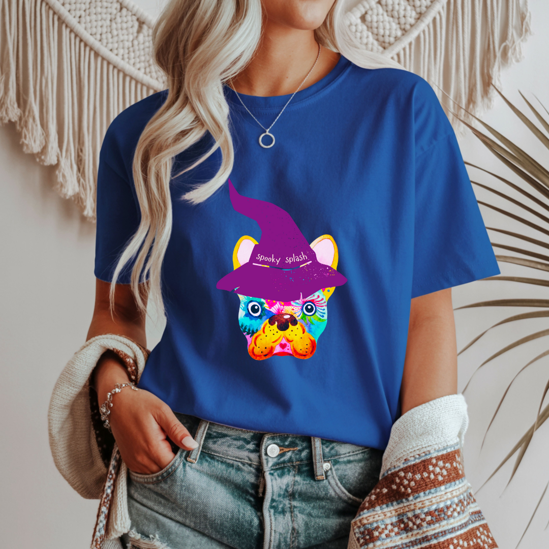Spooky Splash - Halloween Dog Unisex T-Shirt