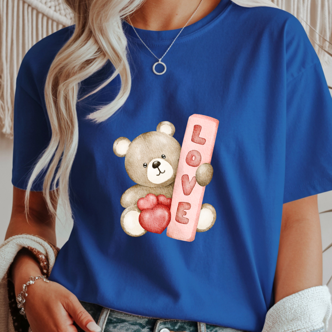 Valentine Bear - Valentines Day Unisex T-Shirt