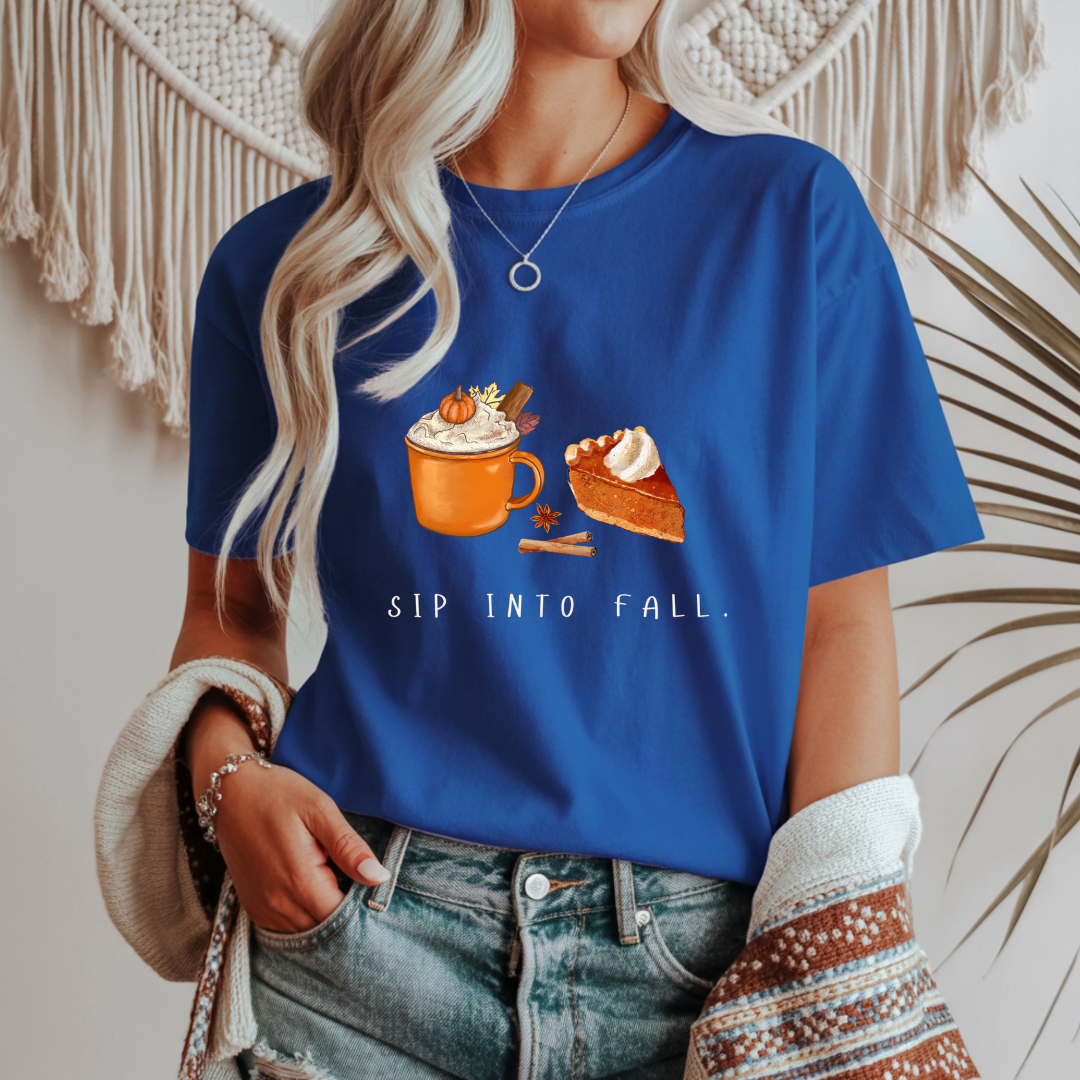 Sip into Fall Unisex T-Shirt