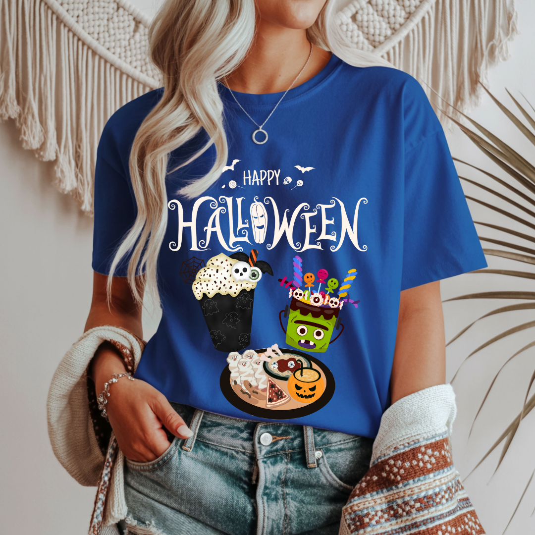 Happy Halloween Dinner - Halloween Unisex T-Shirt