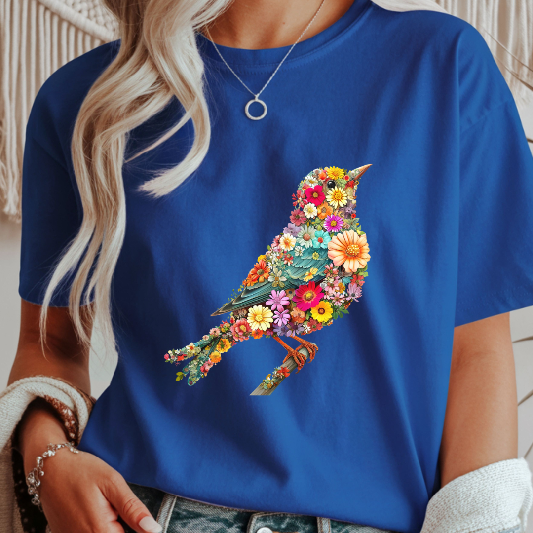Blossom Bird - Spring Unisex T-Shirt