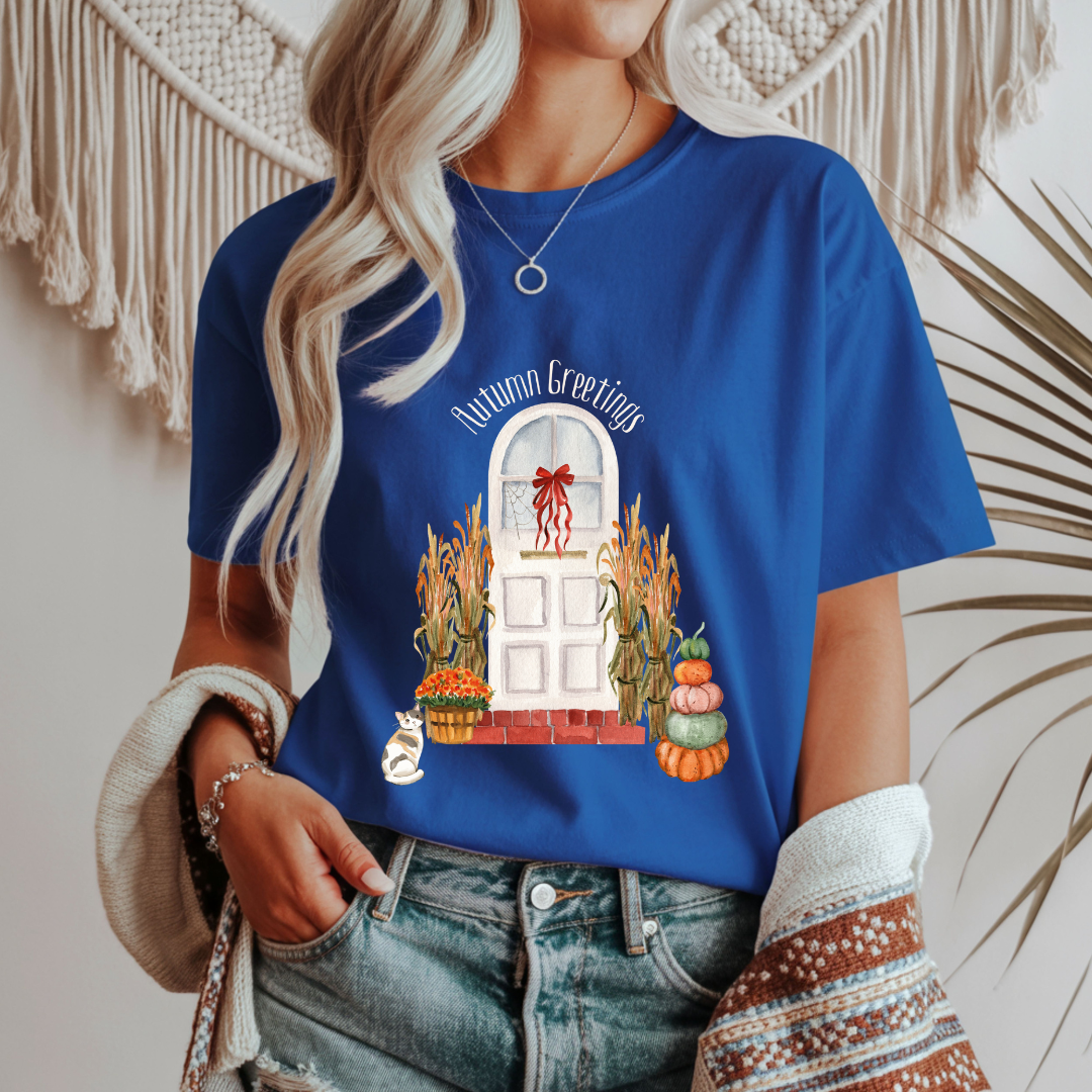 Autumn Greetings - Fall Unisex T-Shirt