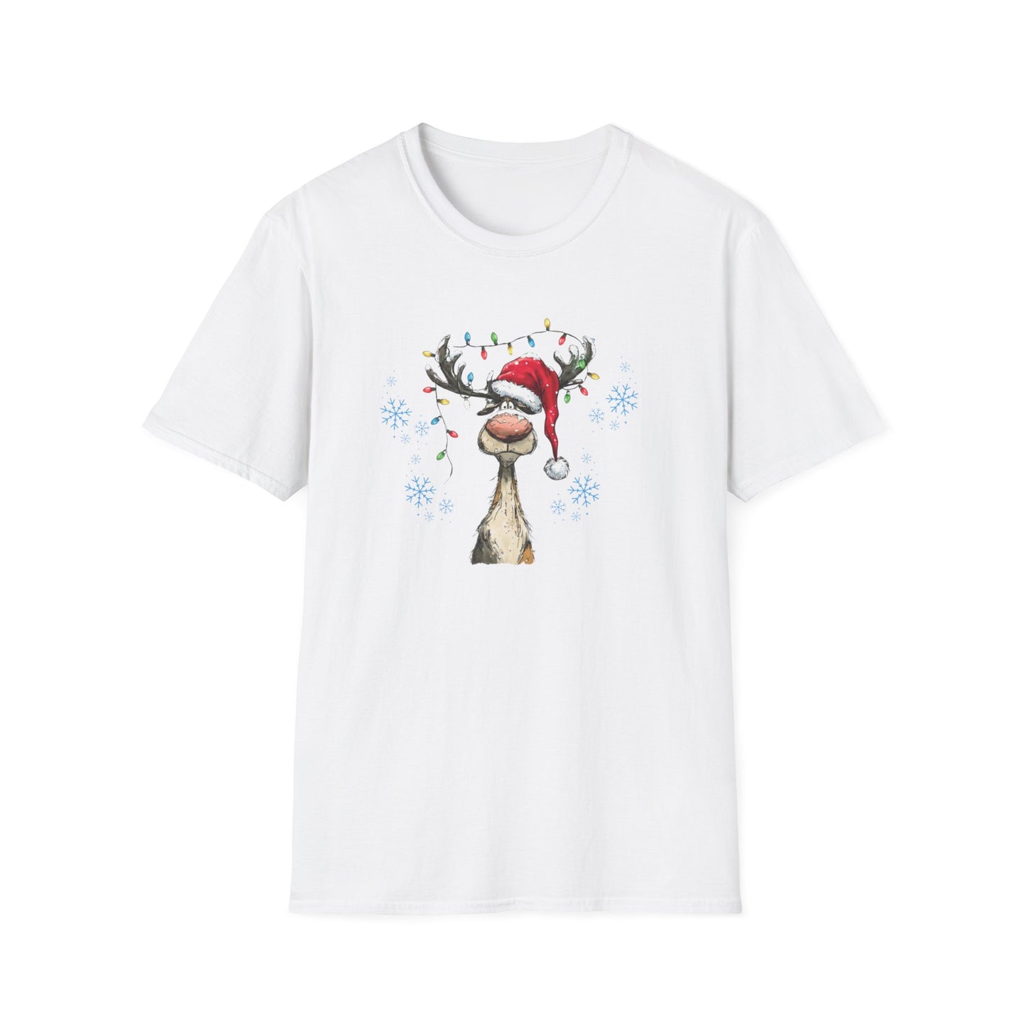 Vintage Reindeer - Christmas Unisex T-Shirt