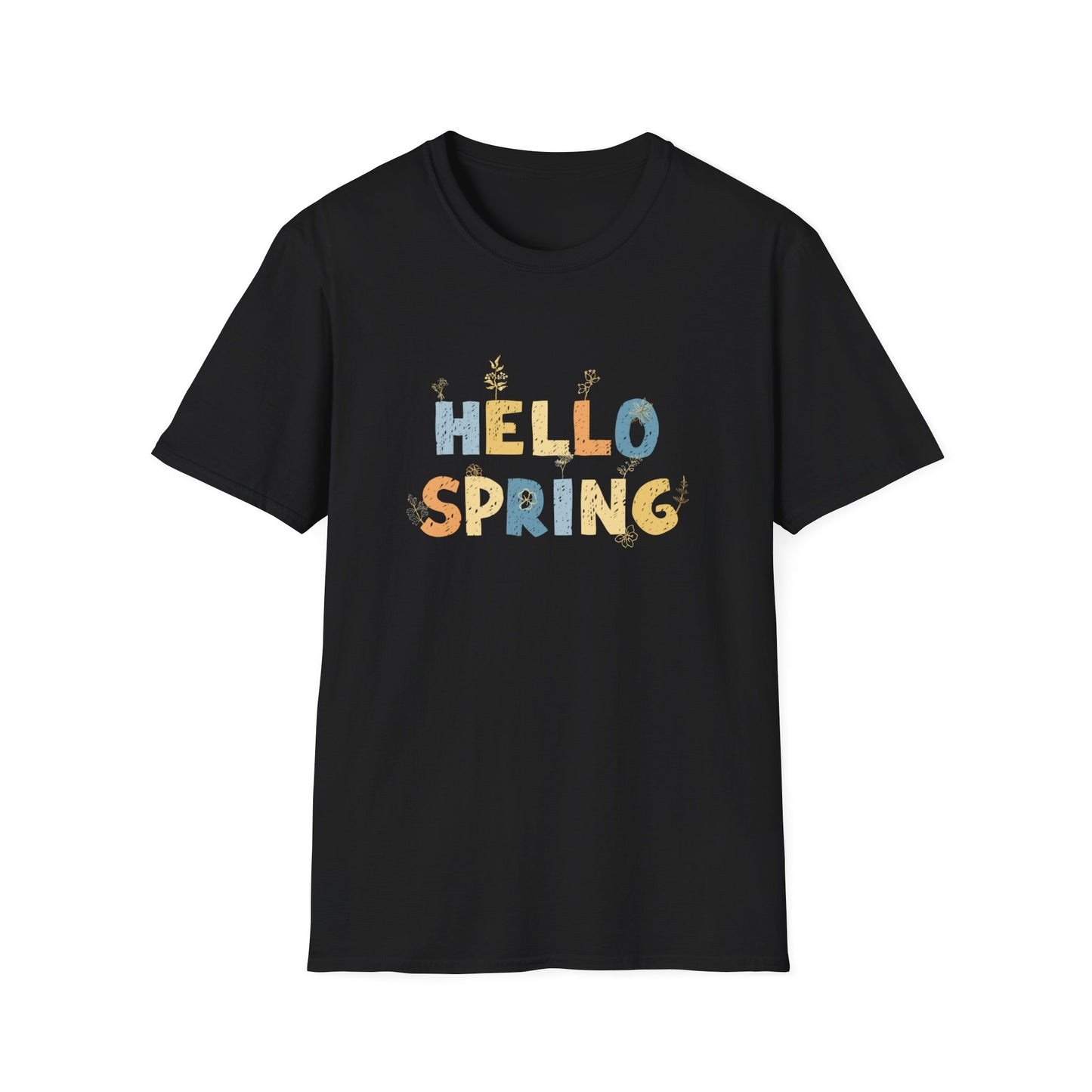 Vintage Hello Spring - Spring Unisex T-Shirt