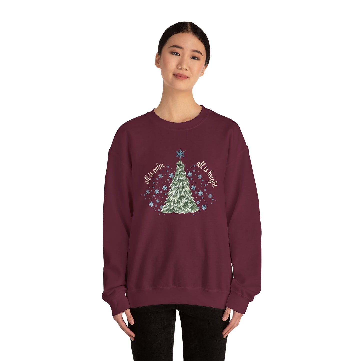 All is Calm, All is Bright - Winter Unisex Crewneck