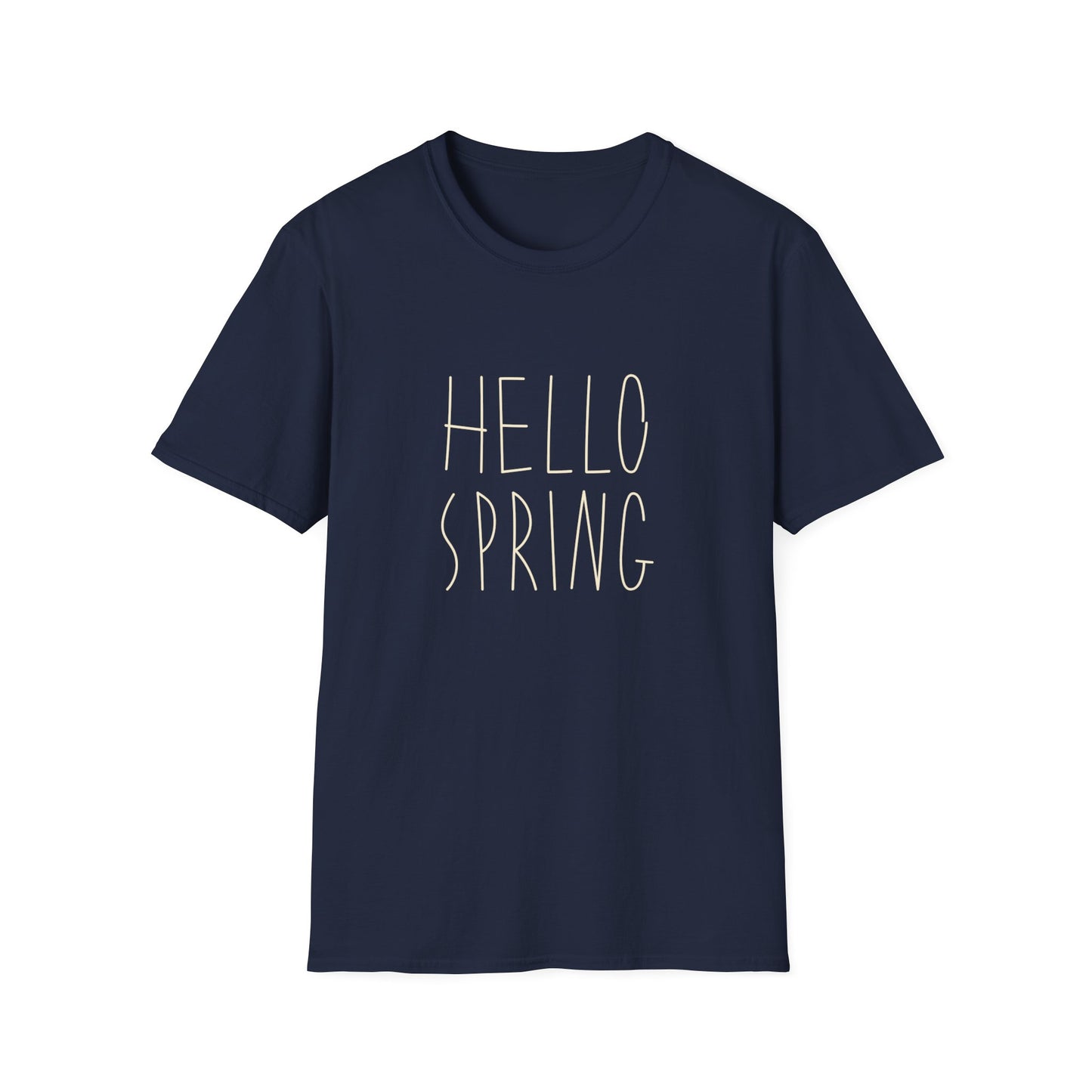 Hello Spring Script - Spring Unisex T-Shirt