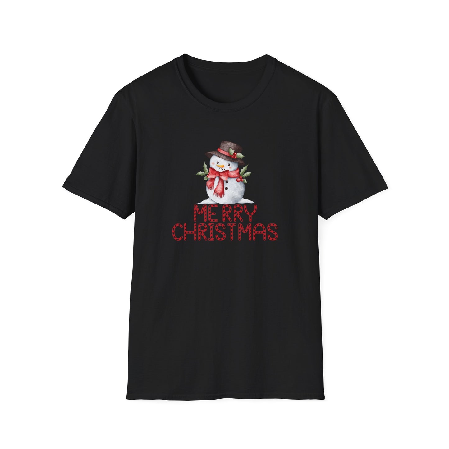 Merry Christmas Snowman - Christmas Unisex T-Shirt
