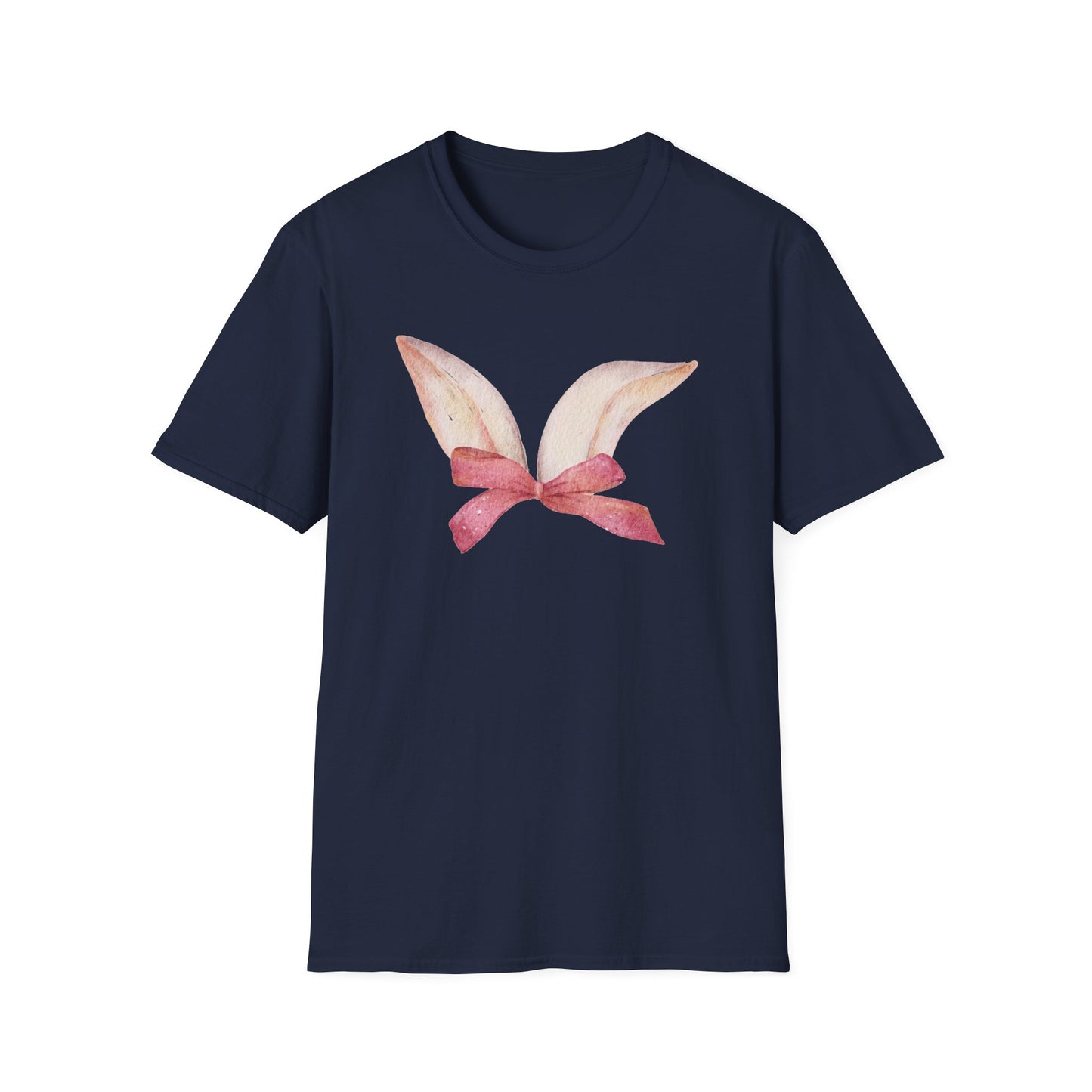 Bunny Ears Bow - Spring Unisex T-Shirt