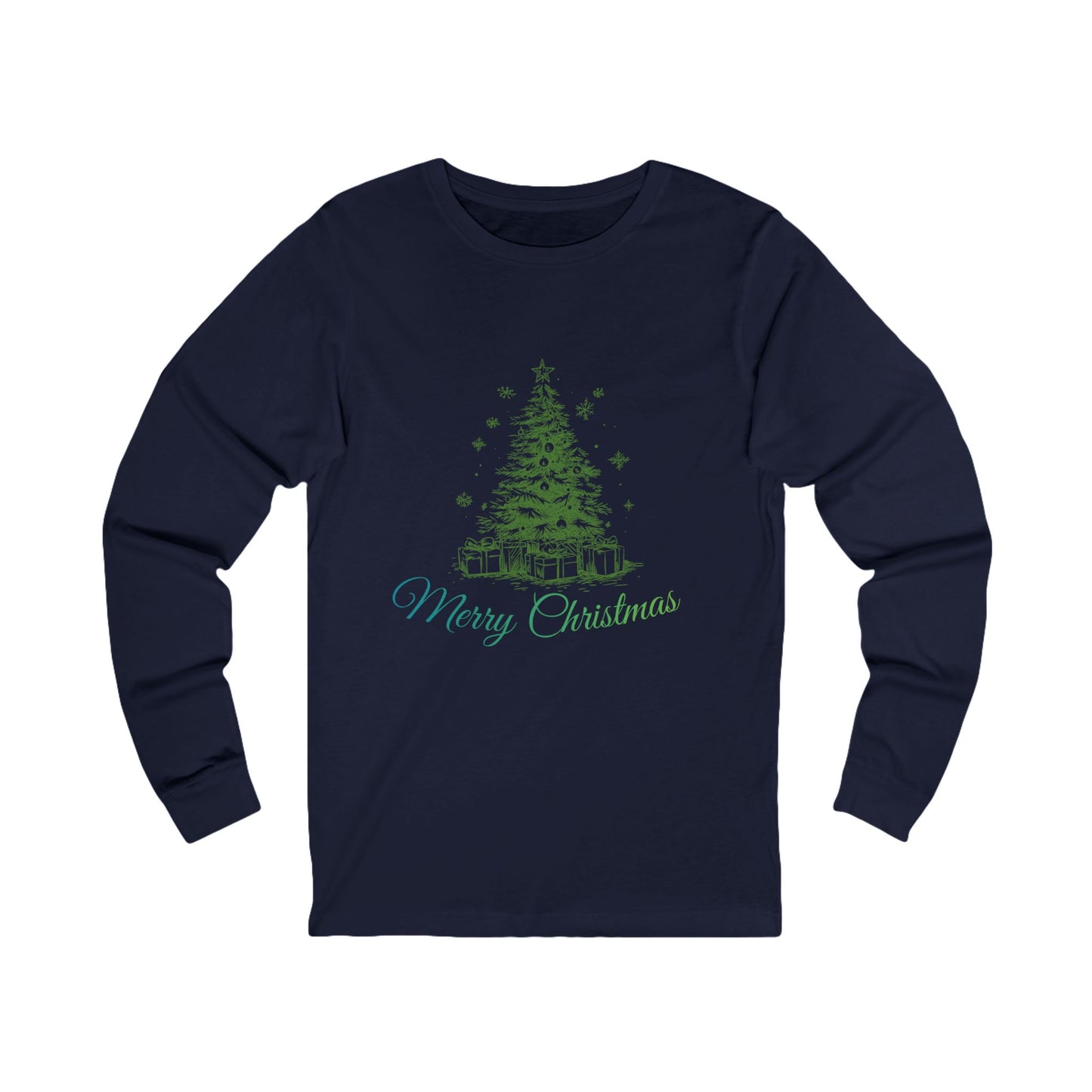 Merry Christmas - Winter Unisex Jersey Long Sleeve Tee