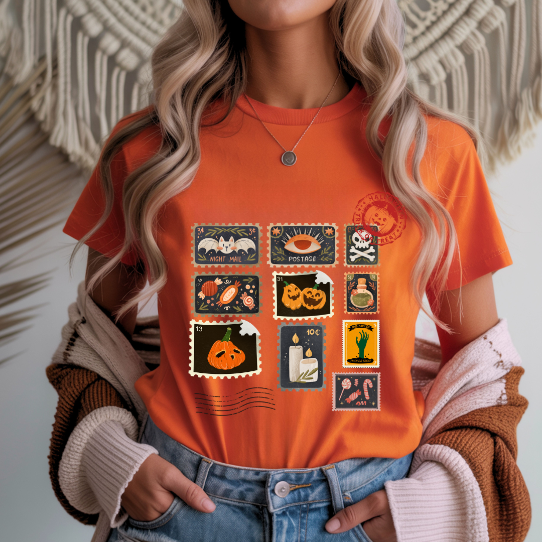 Halloween Stamps 2 Unisex T-Shirt