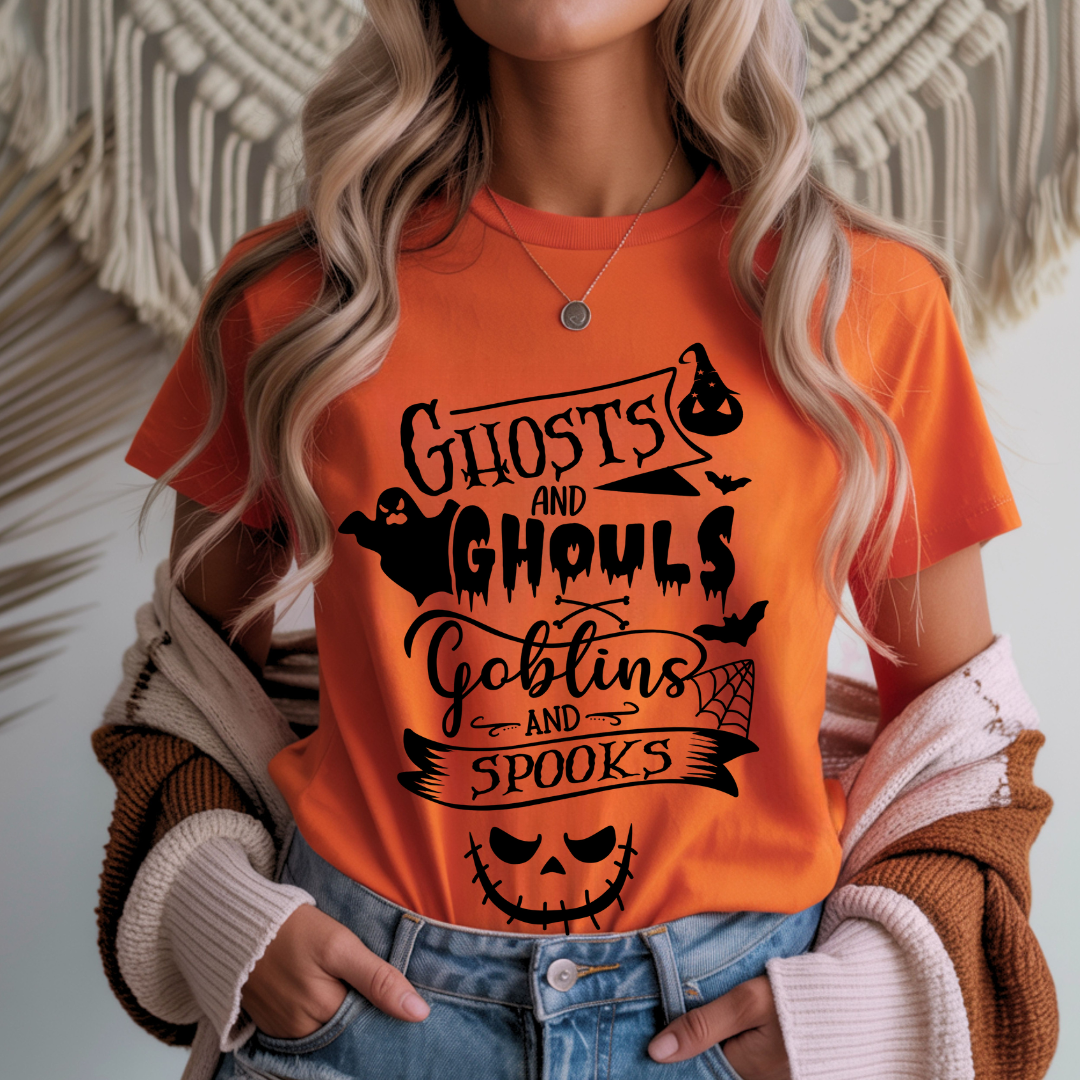 Ghosts, Ghouls - Halloween Unisex T-Shirt