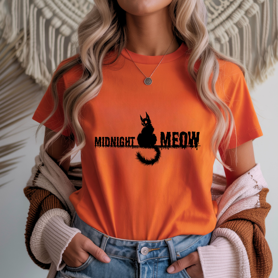 Midnight Meow Unisex T-Shirt
